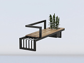 Скамья парковая