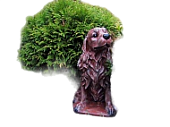 Скульптура бетонная "Спаниель" с покрытием эмалью