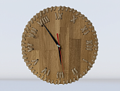 Часы с декоративной оплеткой