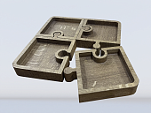 Менажница "Пазл"