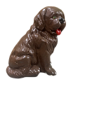 Скульптура бетонная "Собачка" с покрытием эмалью