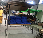 Комплект чехлов с подголовниками для мягких элементов (сидений) качелей садовых (набор из 3-х блоков) Модель 700-23