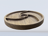 Менажница круглая 001 4х секционная д. 30 см.