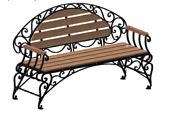 Скамья "Лира"