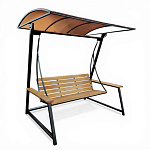 Качели металлические на каркасе "КОМФОРТ"