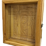 Декоративное изделие Казанская Божья Матерь с рамкой и стеклом			