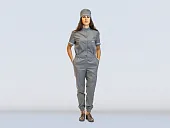 Комбинезон женский медицинский М 555-21