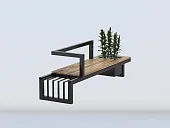 Скамья парковая