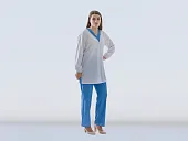 Костюм санитарный женский 597-18