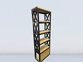 Стеллаж SL 1950х700х360мм (лофт)