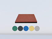 Плитка резиновая  500х500х15 (плотность 800 кг/м3)