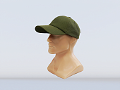 Бейсболка защитного цвета 596-7-17