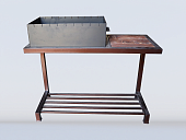 Мангал дачный в стиле «Лофт»