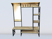 Скамья вешалка в прихожую