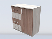 Комод комбинированный 800х440х830