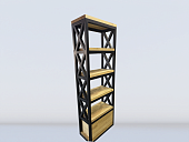 Стеллаж SL 1950х700х360мм (лофт)